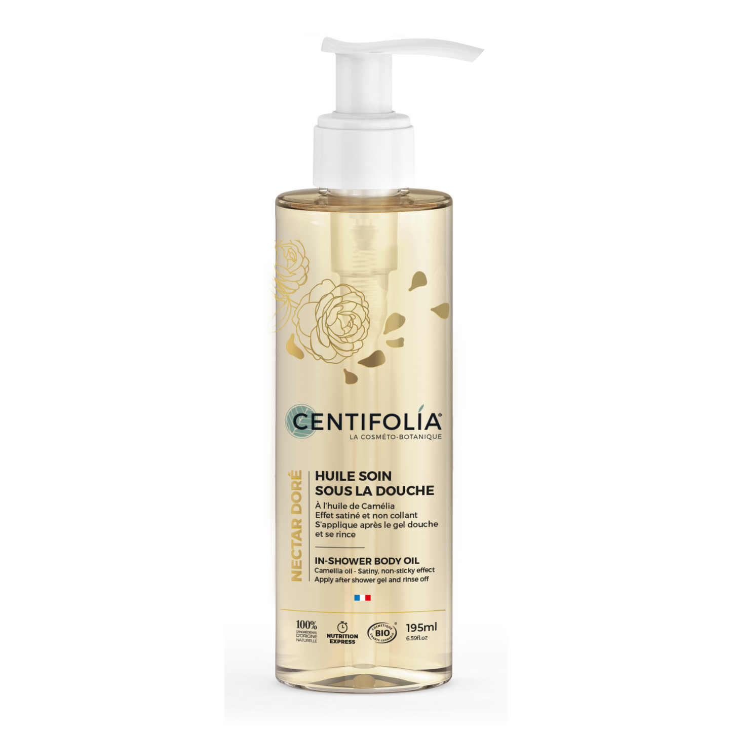 Huile soin sous la douche Nectar Doré