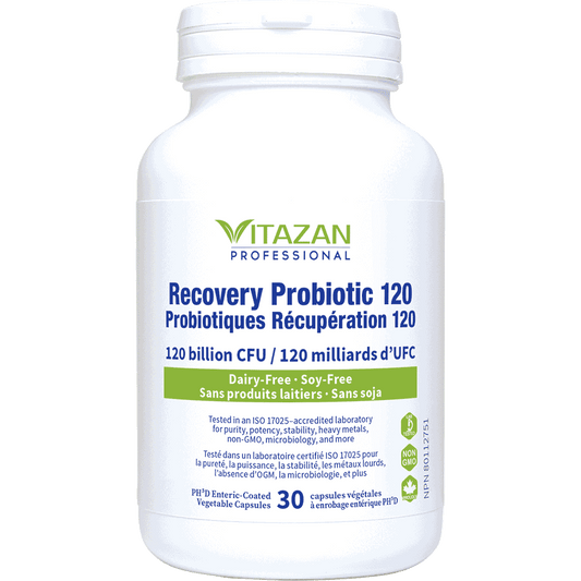 Recovery Probiotic 120
 Now dairy-free and soy-free!