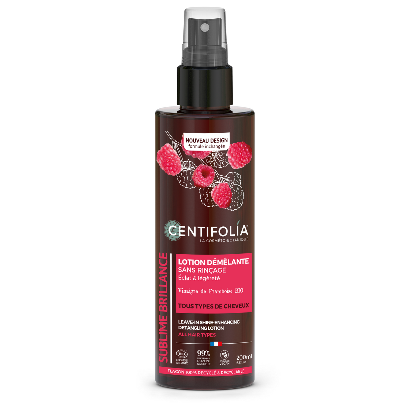 Lotion démêlante brillance sans rinçage