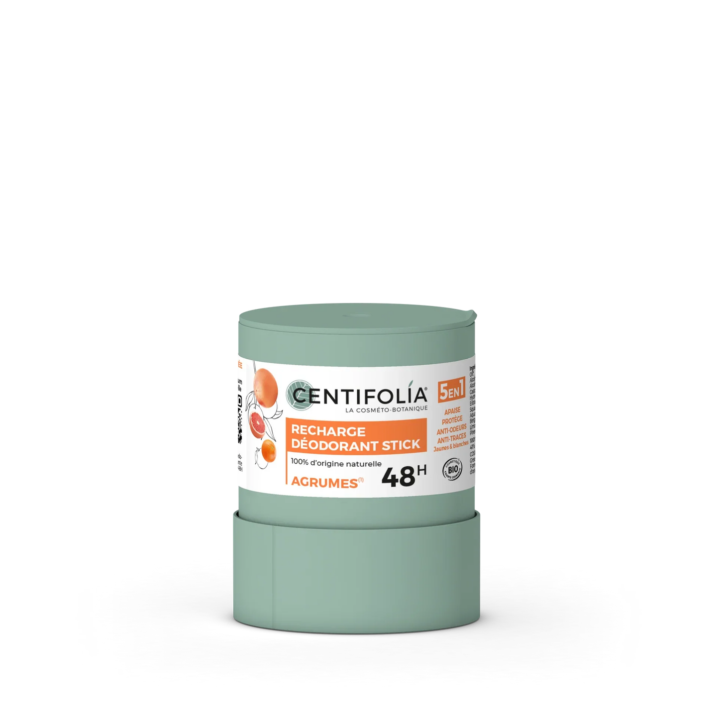 Déodorant stick rechargeable 48h