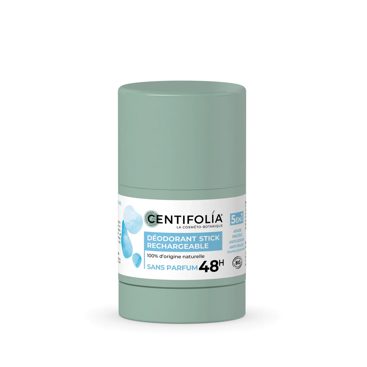 Déodorant stick rechargeable 48h