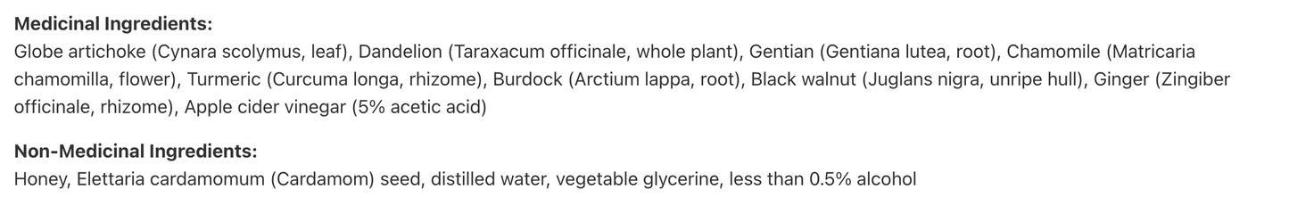 Canadian Bitters + VCP (vinaigre)