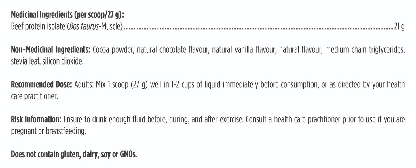 Grass Fed Beef Protein