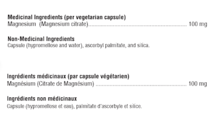 Magnesium Citrate