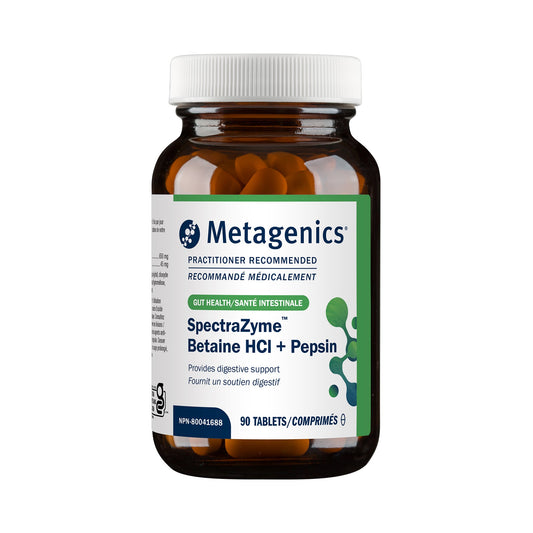 SpectraZyme Betaine HCl + Pepsine (Anciennement SpectraZyme METAGEST)