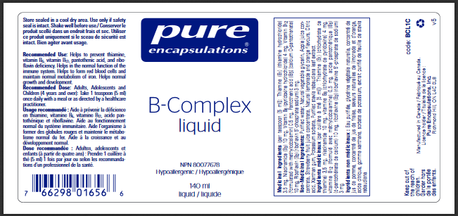 B-Complex liquid amélioré