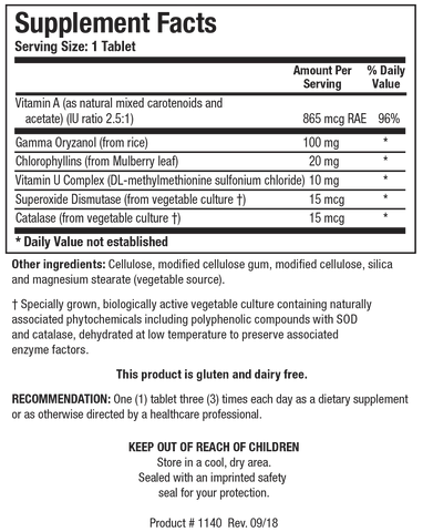 Gastrazyme (Vit. U Comp)